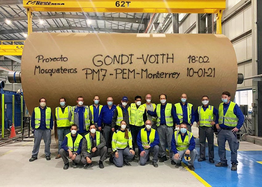 Successful start-up of cutting-edge paper machine Grupo Gondi PM 7 in Mexico